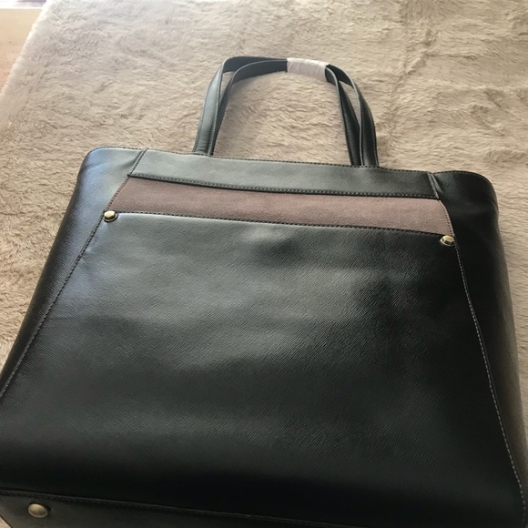 Daphne Tall Mixed Leather Tote Bag - Picture 5 of 6